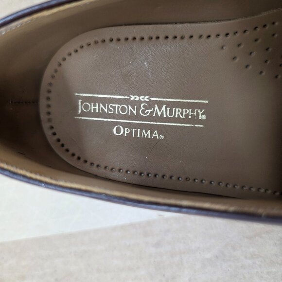 Johnston Murphy  Optima Shoes Men\'s Burgandy Leather Split Toe Derby Lace Sz 9.5 main image 10
